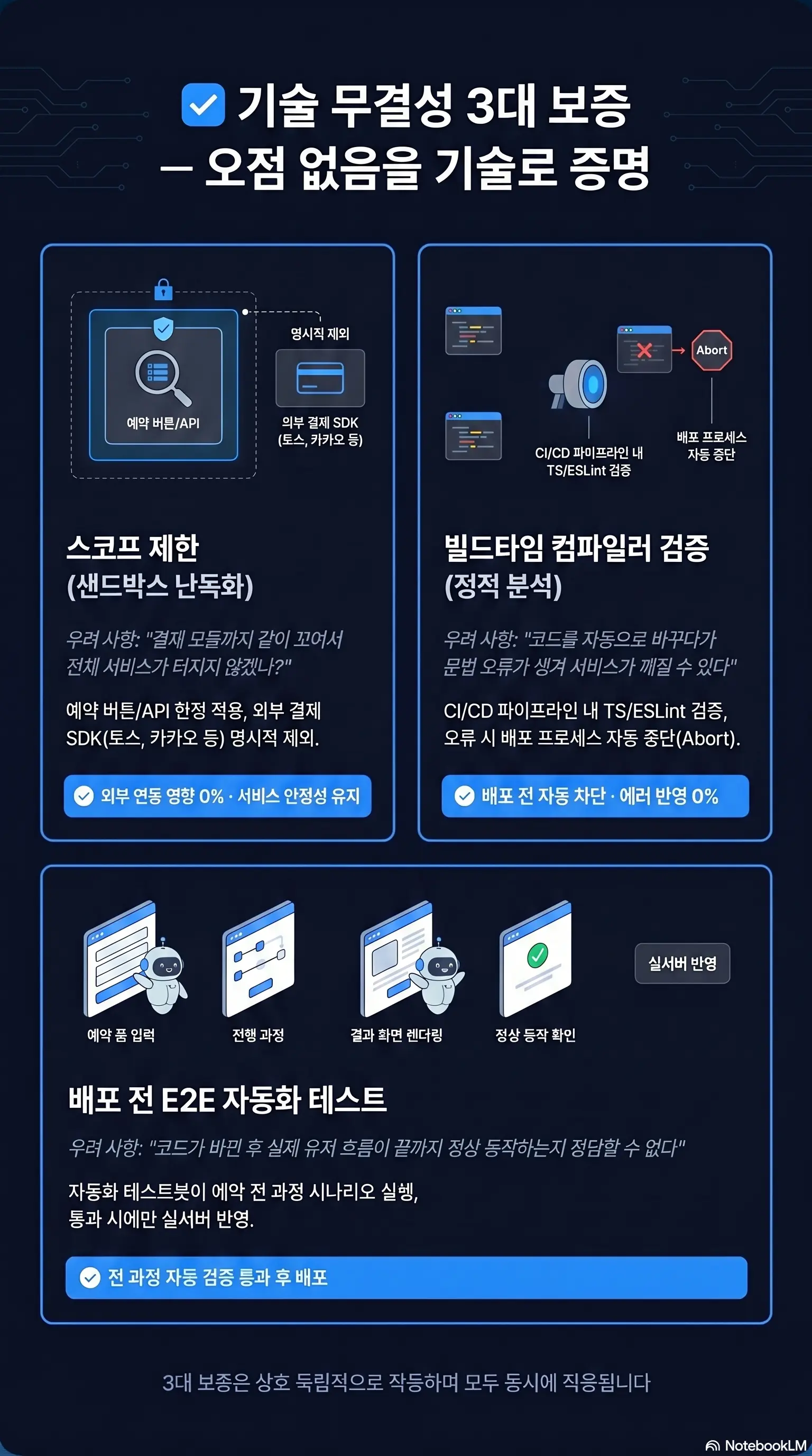기술 무결성 3대 보증
